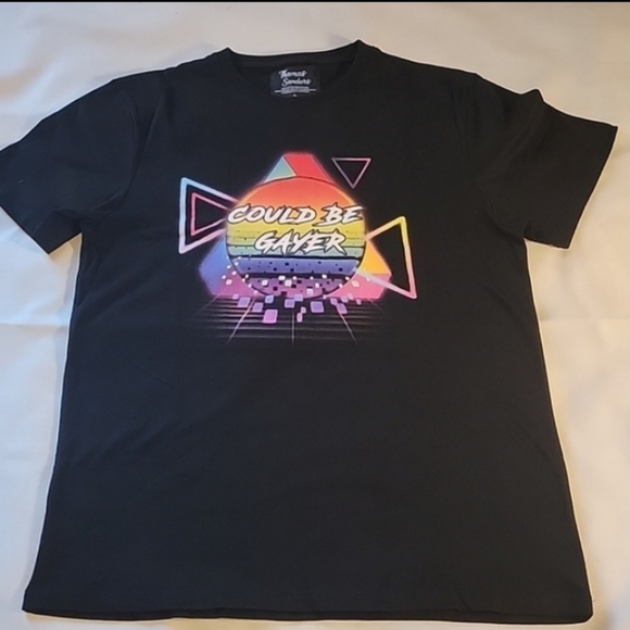 Thomas Sanders Merch Could Be Gayer 2021 Black Tee NWOT - Picture 3 of 8